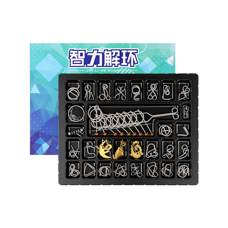 九连环智力解扣24件套