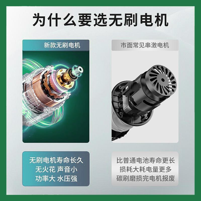 无刷电机充电式水钻机打孔钻孔机充电飞机钻大功率搅拌锂电水钻