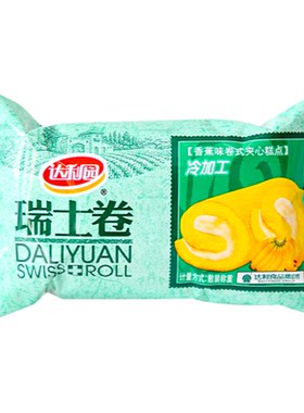 达利园瑞士卷毛巾卷蛋糕早餐面包