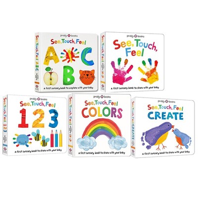 触摸书幼儿英语启蒙图画书