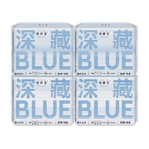 她研社深藏BLUE超薄卫生巾夜用290mm6片*4包