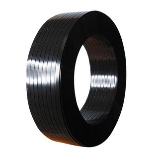 塑钢带黑色PET塑钢打包带编织带手工热熔塑料打包带 包装带捆扎带