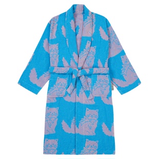 wiggle wiggle毛巾料浴袍女系带室内居家吸水浴巾韩版设计春季