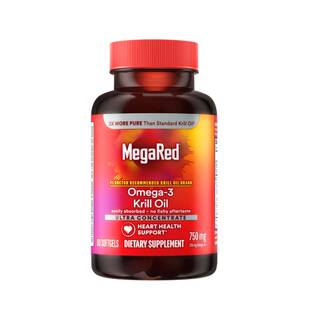 美国脉拓MegaRed磷虾油南极萃取软磷脂净血脂油迈拓官方旗舰店