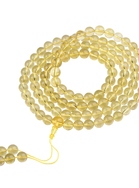 首饰柠檬黄招财旺事业多圈手链