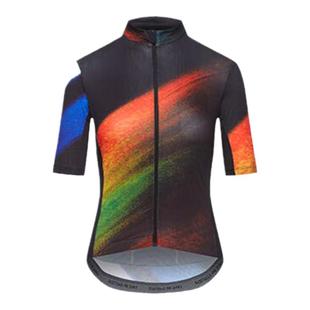 CDC 女士短袖骑行服透气设计联名法国小飞鱼AgnesB Collaboration