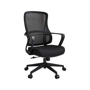 办公椅现代会议室办公室员工职员可调节坐椅滑轮椅子靠背电脑椅