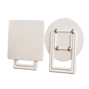 可折叠桌子餐桌家用小户型简易圆桌阳台吃饭方桌便携摆摊桌椅组合