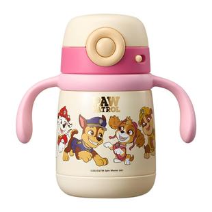 草莓生活汪汪队水杯重力球学饮杯婴儿保温杯316L不锈钢儿童保温杯