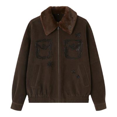 DIDDIMODA复古单面绒外套