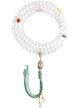 心斋堂白水晶本命佛佛珠