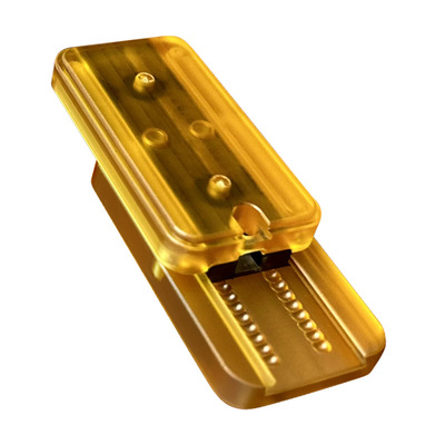 桃片指环解压玩具琥珀双轨机械