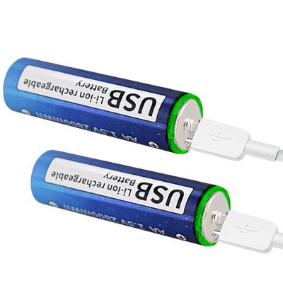 USB充电1.5V恒压5号7号锂电池