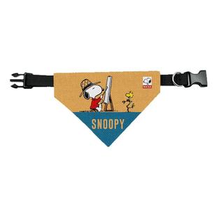 NASA联名史努比周边宠物口水巾狗狗猫咪三角巾大中小型围巾围脖