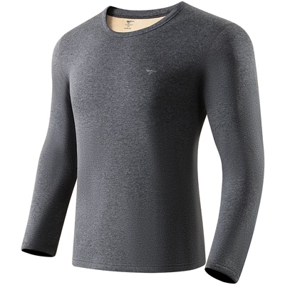 七匹狼男士保暖内衣加绒加厚上衣