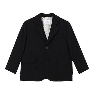 RBIGX瑞比克童装秋季新款休闲帅气百搭设计感复古贴袋休闲西装