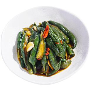 延边崔奶奶酸甜黄瓜咸泡菜元池腌黄瓜韩国式酸甜小黄瓜酱菜批发