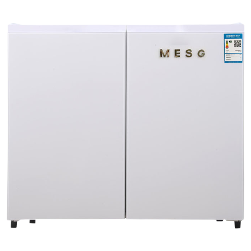 MESG卧式冰箱厨房柜台下嵌入式家用大容量双开门风冷无霜一级能效