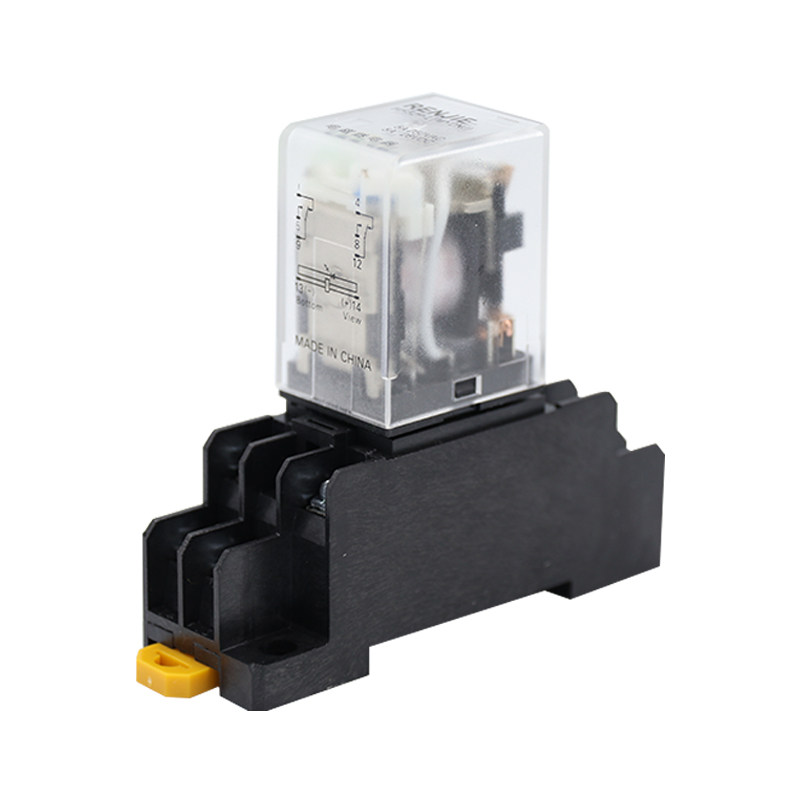 小型中间继电器HH52P直流24V12V交流220V八脚十四脚54P电磁继电器