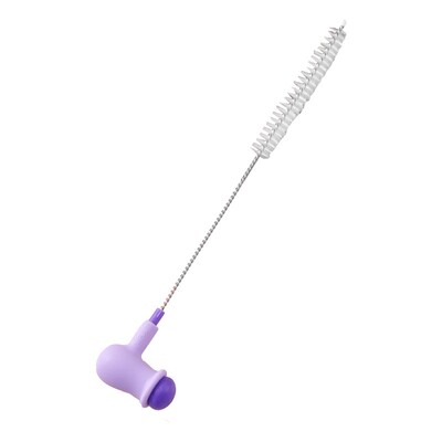 可弯曲硅胶加长吸管刷缝隙刷