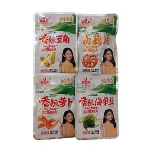 湘满天 香辣酸豆角干脆萝卜藕片海带下饭菜豇豆零食酱泡榨菜小吃