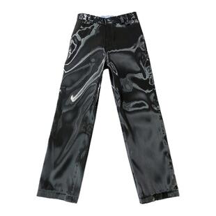 CHENGGUANG WANG自带灵气神仙裤子 金属液态质感 无性别局限 春夏