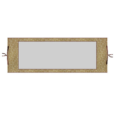 定制特大宣挂轴横幅中堂空白卷轴毛笔书法写意国画专用大码书画空白挂轴半生半熟白色手工宣纸画轴挂画