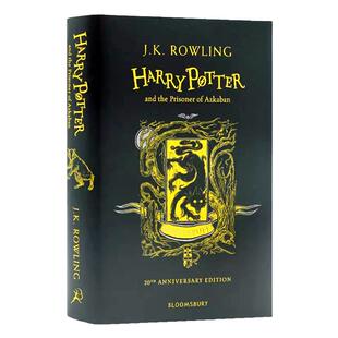 【现货】哈利波特与阿兹卡班囚徒 送徽章 Harry Potter and the Prisoner of Azkaban 赫奇帕奇学院版 20周年纪念版 J.K. Rowling