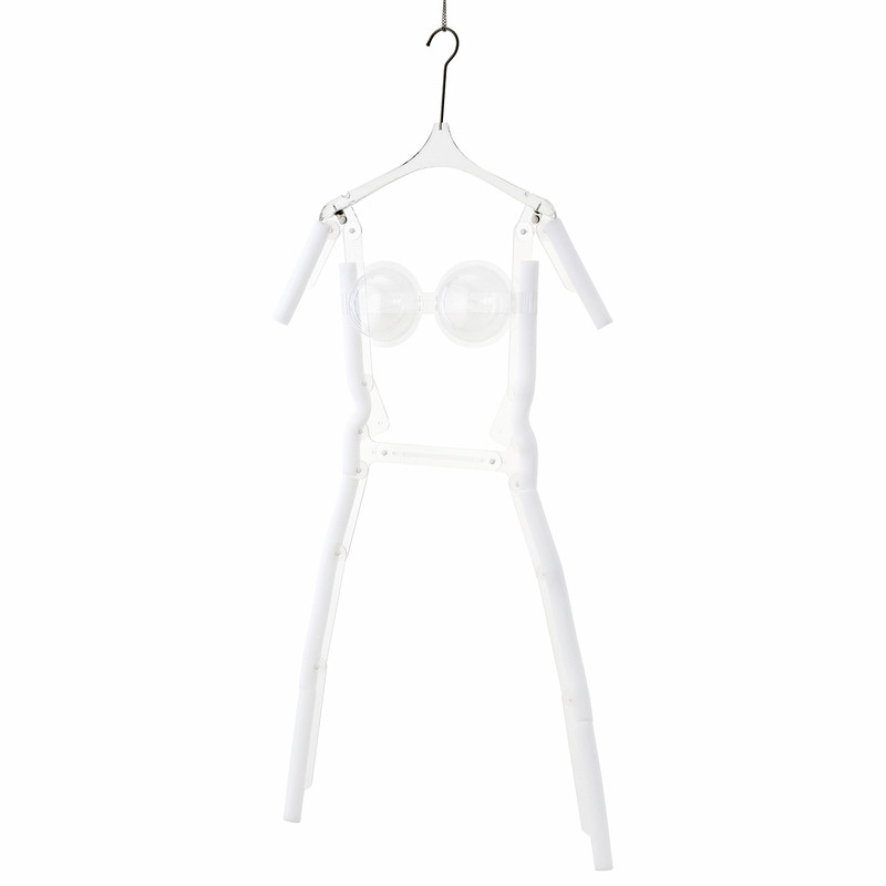 亚克力服装拍摄展示架可调节造型支架女款短袖连衣裙服装展陈架