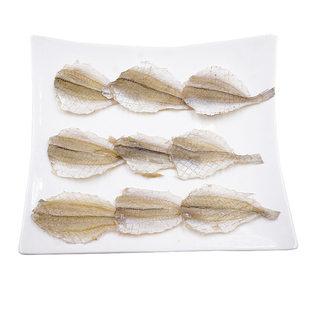 多味鱼微甜烤鱼片烧烤店专用白黄花鱼片无刺鱼干渔家海鲜干货500g