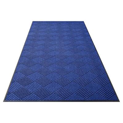 公司蓝色门口地垫入户门防滑地毯