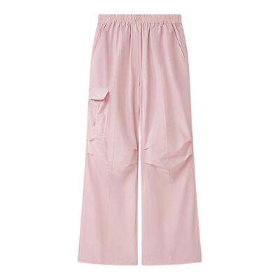 Laurel劳芮26春新款可露丽粉宽松束脚工装裤LWL371K04700