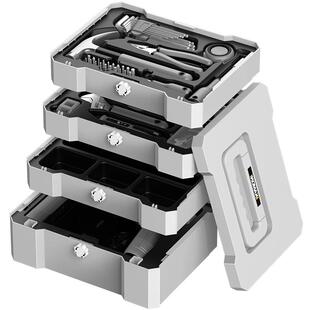 工具箱家用多功能五金组合套装大全电工车载家装应急维修手动工具