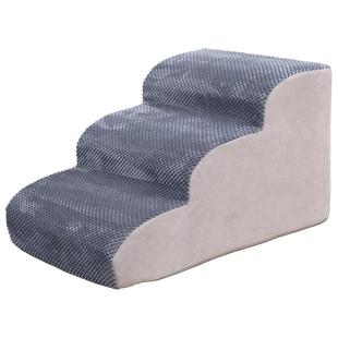 宠物楼梯狗爬梯上床沙发斜坡海绵台阶小型老年猫犬辅助梯子可拆洗