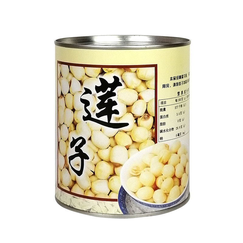 名忠甜莲子罐头900g/3.15kg整箱