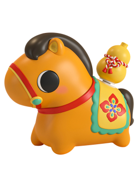马年转运小马摆件桌面装饰品