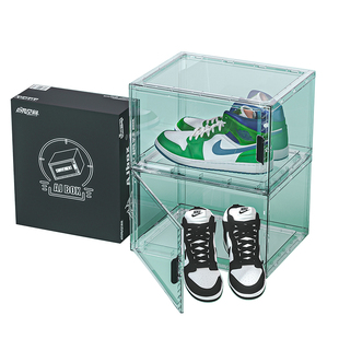 佳琪推荐aj鞋盒磁吸防氧化鞋子收纳盒球鞋鞋柜网红展示鞋墙