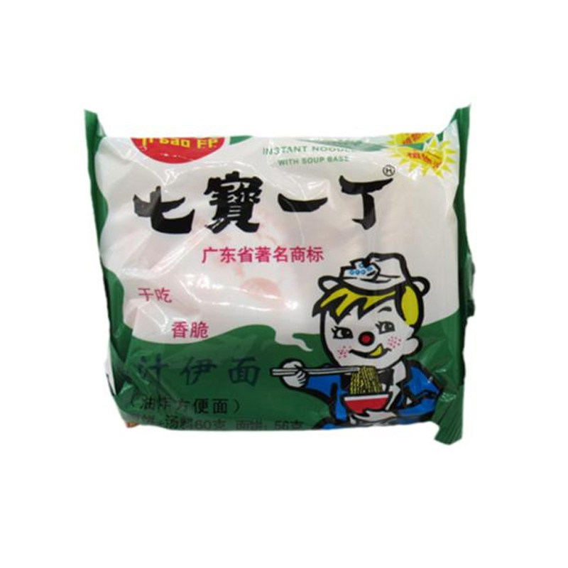 怀旧零食整箱七宝一丁鸡汁面
