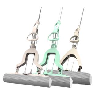 海绵拖把免手洗2025新款一拖家用吸水地拖神器净墩布胶棉头对折式