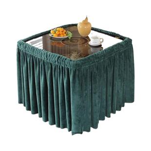 烤火桌子罩套正方形烤火罩长方形取暖桌罩烤火炉茶几罩烤火被新款