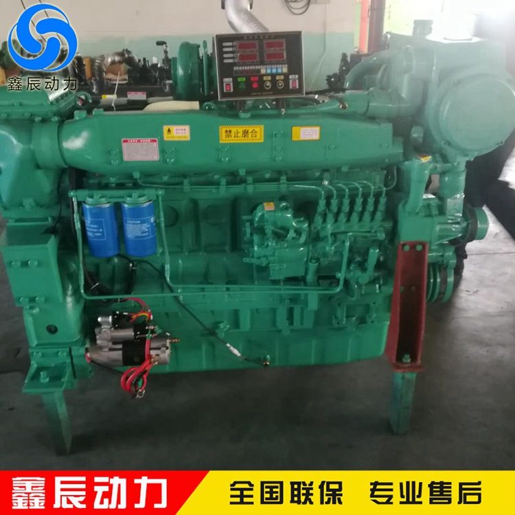 斯太尔船机WP12发动机460马力船用柴油机带海淡水交换器