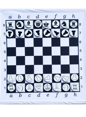 孔记布棋盘国际象棋便携带带磁条