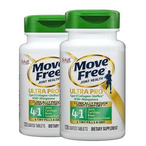 MoveFree益节骨胶原蛋白非变性II型护软骨哈佛临床氨糖软骨素