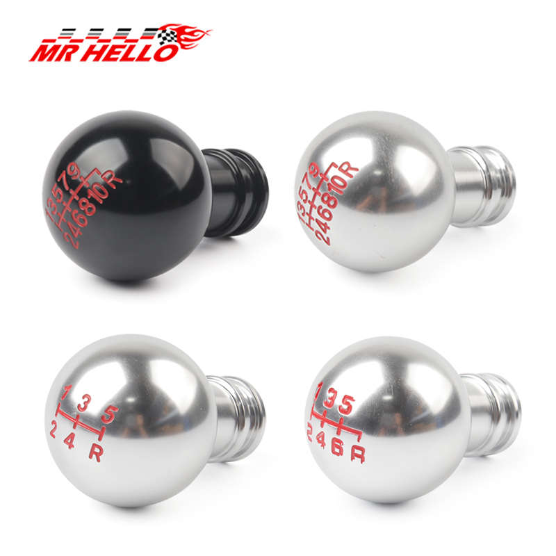 汽车用品改装通用手动挡排挡头铝合金圆形变速杆档把头波棍头配件