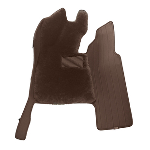 特斯拉Model Y专用羊剪绒脚垫X S 3羊皮毛一体地毯式真牛皮脚垫