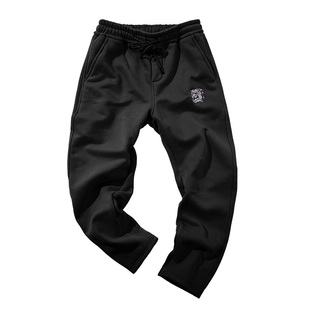 NE潮牌大码男装加绒卫裤恶霸垂感秋冬百搭休闲运动长裤男原创设计