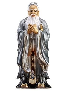 纯铜孔子铜像雕像孔夫子像孔圣人