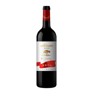 阳光味道桑椹酒750mLx6瓶德昌桑葚发酵型商务宴请聚会干红桑果酒