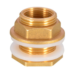 鸿樱聚鑫专卖店4分6分1寸1.2/1.5黄铜内外丝水箱接头口水塔水池鱼缸水桶螺纹配件