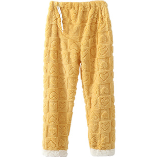 奢芬孕妇裤子暖暖裤秋冬款休闲家居裤加厚珊瑚绒托腹裤怀孕期睡裤